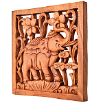 Панно из дерева слов и цветы Panel With Animals варинант исполнения - 2 | Loft Concept в Казани