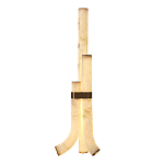 Торшер геометрический с тремя мраморными плафонами Marble Tripod варинант исполнения - 2 | Loft Concept в Казани