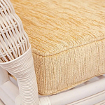 Комплект уличной мебели из ротанга Eloise белый варинант исполнения - 6 | Loft Concept в Казани