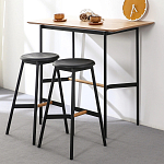 Черный барный стул Knopper варинант исполнения - 7 | Loft Concept в Казани