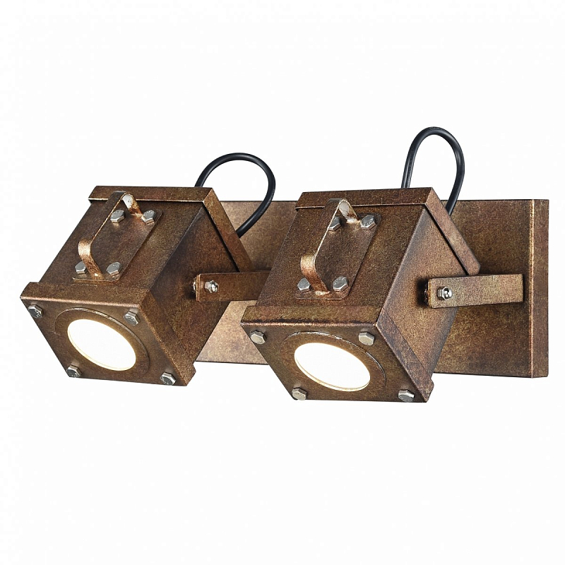 Спот Box Spot 2 Искусственная бурая ржавчина в Казани | Loft Concept 