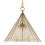 Подвесной светильник в форме конуса с фактурным абажуром Flawless Form варинант исполнения - 1 | Loft Concept в Казани