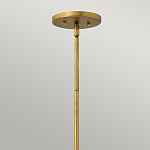 Подвесной светильник с матовым стеклянным коническим плафоном в современном стиле Hinkley варинант исполнения - 6 | Loft Concept в Казани