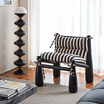 Кресло черно-белое со съемными подушками Celebrity варинант исполнения - 7 | Loft Concept в Казани