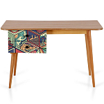 Письменный стол с принтом на ящиках Elise Desk варинант исполнения - 9 | Loft Concept в Казани