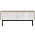 Длинная тумба с зеркальным декором Serena варинант исполнения - 8 | Loft Concept в Казани