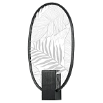 Бра с гравировкой на акриловом плафоне Gravyura Black варинант исполнения - 1 | Loft Concept в Казани