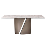 Стол обеденный керамический серый Servorios варинант исполнения - 1 | Loft Concept в Казани