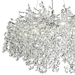 Люстра с хрустальными подвесками на металлических ветках Fairytree Light Silver Chandelier 14 варинант исполнения - 3 | Loft Concept в Казани