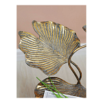 Столик приставной с тремя столешницами Тропические листья Tropical Forest gold варинант исполнения - 6 | Loft Concept в Казани