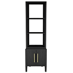 Этажерка Primo с тумбой шпон Черный дуб варинант исполнения - 1 | Loft Concept в Казани