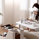 Журнальный столик передвижной с подъемной столешницей Table Trolley варинант исполнения - 3 | Loft Concept в Казани