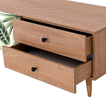 Длинная ТВ-тумба с принтом на ящиках Elise TV Stand варинант исполнения - 4 | Loft Concept в Казани