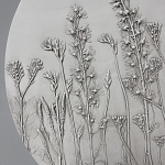 Панно Серые цветы варинант исполнения - 3 | Loft Concept в Казани