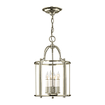 Подвесной светильник с прозрачным стеклянным цилиндрическим плафоном в классическом стиле на цепи Hinkley варинант исполнения - 9 | Loft Concept в Казани