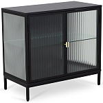 Сервант двухдверный с рифленым стеклом The Keeper варинант исполнения - 1 | Loft Concept в Казани