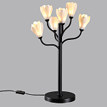 Настольная лампа с ветвями и белыми фарфоровыми цветами Floralis варинант исполнения - 4 | Loft Concept в Казани