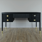 Письменный стол с 4-мя ящиками Elsa Dreams Black  варинант исполнения - 4 | Loft Concept в Казани