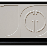 Тумбочка прикроватная с ящиком черно-серого цвета Noble Nightstand варинант исполнения - 4 | Loft Concept в Казани