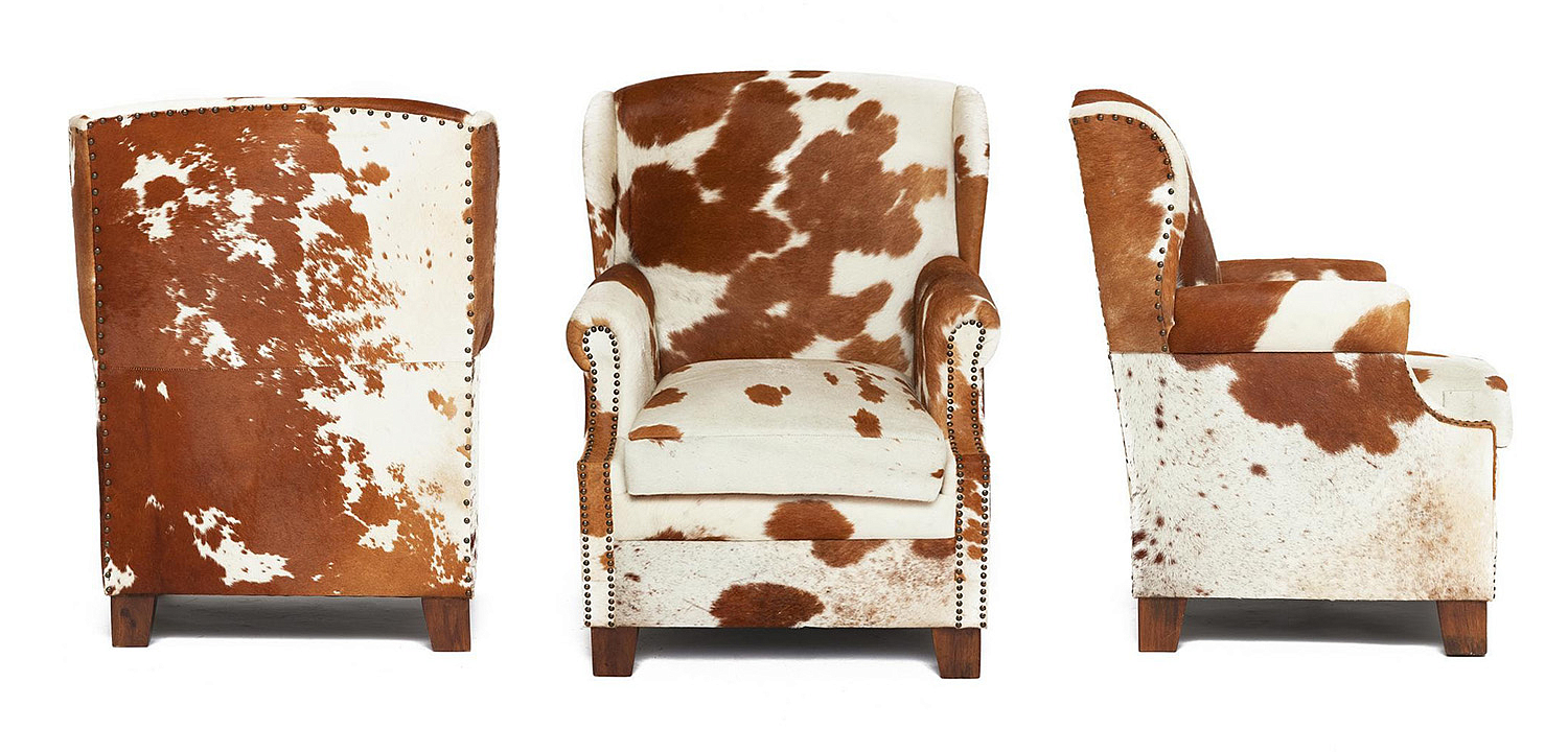 Кресло Cowhide Armchair - Loft-Concept в Казани