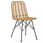 Стул с ротанговым плетением Wicker Stool без подлокотников варинант исполнения - 6 | Loft Concept в Казани