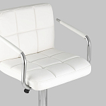 Барный стул с подлокотниками Honory White варинант исполнения - 7 | Loft Concept в Казани