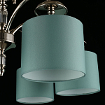 Люстра потолочная Nikoletta с бирюзовым плафоном варинант исполнения - 3 | Loft Concept в Казани