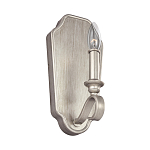 Бра серебрянного цвета с лампой в виде свечи на изогнутой ножке Feiss варинант исполнения - 1 | Loft Concept в Казани