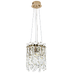 Подвесной светильник с хрустальными подвесками Roul Crystal Round Hanging Lamp варинант исполнения - 2 | Loft Concept в Казани