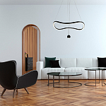 Подвесной светильник волнообразной формы LED 35W 3000K Infinity варинант исполнения - 3 | Loft Concept в Казани