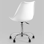 Офисный стул на металлическом основании EGGERY White пластик варинант исполнения - 4 | Loft Concept в Казани