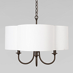 Люстра с белым текстильным абажуром Vitorino  варинант исполнения - 1 | Loft Concept в Казани