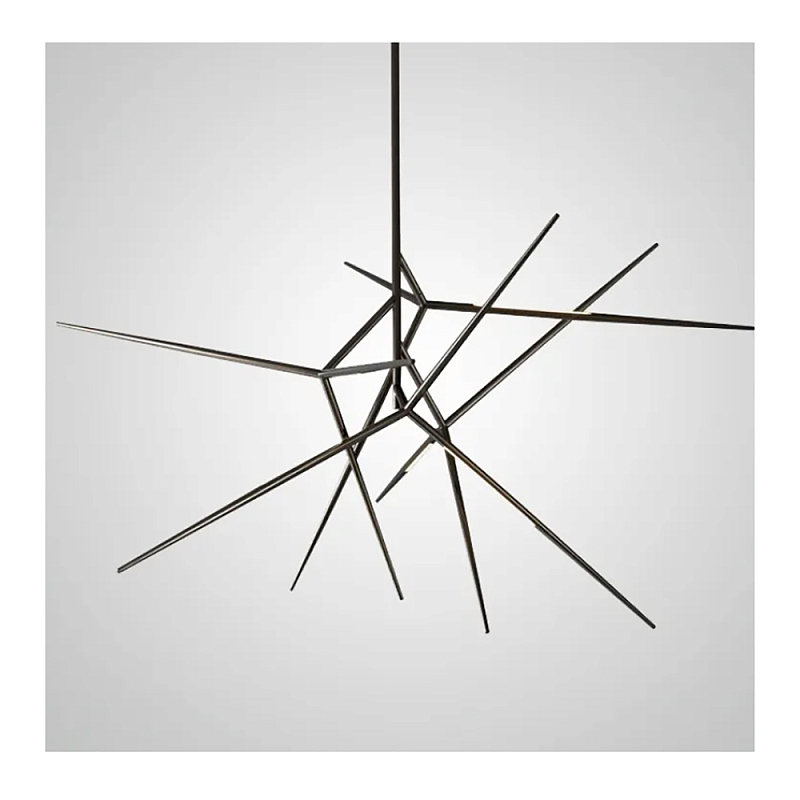 Люстра FLASK Black Глянцевый черный в Казани | Loft Concept 