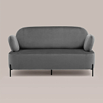 Диван в велюровой обивке серого цвета COLOR BLOCK варинант исполнения - 3 | Loft Concept в Казани