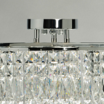 Потолочный светильник круглый с прозрачными подвесками Lunet варинант исполнения - 17 | Loft Concept в Казани