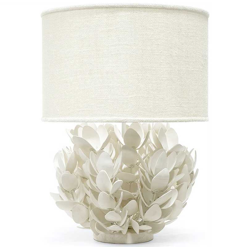 Настольная лампа White Bionic Petals Flo Table Lamp Белый Молочный Настольная лампа White Bionic Petals Flo Table Lamp Белый Молочный в Казани | Loft Concept