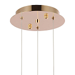 Подвесной светильник Metal Acrylic Tube Trio Gold Hanging Lamp варинант исполнения - 3 | Loft Concept в Казани
