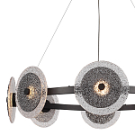 Люстра с плафонами из фактурного двойного стекла Heterochromia варинант исполнения - 6 | Loft Concept в Казани