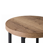Стол журнальный круглый в стиле лофт Urban Style Space варинант исполнения - 2 | Loft Concept в Казани