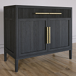 Буфет Primo с двумя ящиками и двумя фасадами Черный дуб варинант исполнения - 3 | Loft Concept в Казани