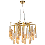 Люстра со стеклянными цилиндрическими плафонами Luminous Cylinders Amber варинант исполнения - 5 | Loft Concept в Казани