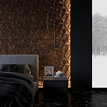 Гипсовая 3D панель с принтографией PM-50 варинант исполнения - 3 | Loft Concept в Казани