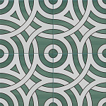 Дизайнерская плитка с узором Петли варинант исполнения - 1 | Loft Concept в Казани