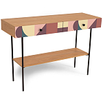 Консоль с принтом на ящиках Elise Console Table варинант исполнения - 16 | Loft Concept в Казани