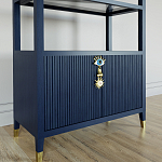 Стеллаж со стеклянными полками Elsa Dreams Blue варинант исполнения - 2 | Loft Concept в Казани