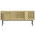 Длинная тумба с зеркальным декором Serena варинант исполнения - 2 | Loft Concept в Казани