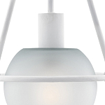 Бра белое с матовым стеклянным плафоном в форме шара White Lighthouse варинант исполнения - 1 | Loft Concept в Казани