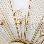 Часы настенные из металла в виде солнца с белым циферблатом Mirror Tower Clock варинант исполнения - 2 | Loft Concept в Казани