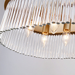 Люстра подвесная овальная со стеклянными трубками Длина 100 см Nembus варинант исполнения - 5 | Loft Concept в Казани