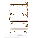 Стеллаж металлический с птичками Primavera варинант исполнения - 1 | Loft Concept в Казани